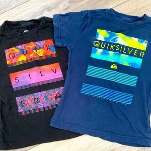 Two Quiksilver shirts
